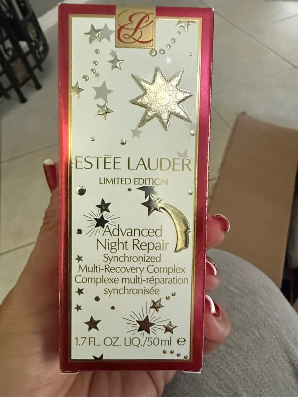 Estee Lauder Advanced Night Repair - Red & Gold Limited Edition Packaging 1.7 oz